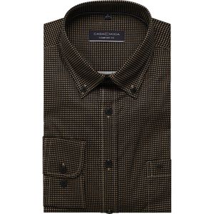 Casa Moda Overhemd bruin, Effen