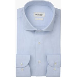 Profuomo Overhemd blauw, Effen