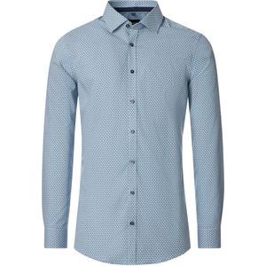 Venti Overhemd groen, Bedrukt