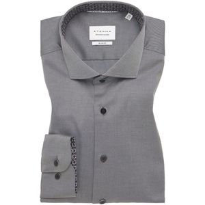 ETERNA Cover Shirt Slim Fit Overhemd steengrijs, Effen