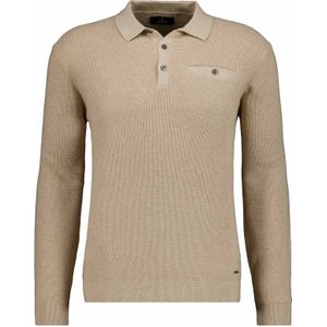 RAGMAN Trui Polokraagbeige, Gestructureerd