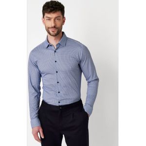 Desoto Jersey shirt blauw, Motief