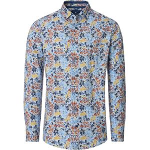 Redmond Overhemd blauw, Bedrukt