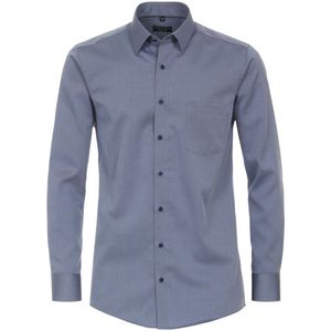 Redmond Regular Fit Overhemd donkerblauw, Effen