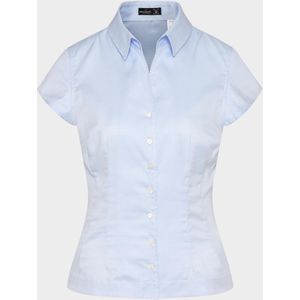 van Laack Dames Overhemd blauw, Gestreept