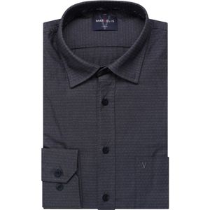 Marvelis Casual Overhemd marine, Effen
