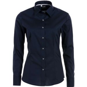 OLYMP Level Five Dames Overhemd marine, Effen