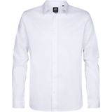 Petrol Industries - Shirt - Bright White - Lange Mouwen - Met Button-Downkraag