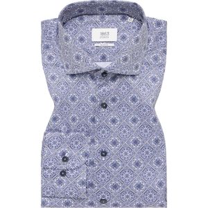 ETERNA 1863 Overhemd donkerblauw, Bedrukt