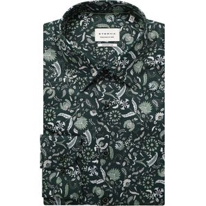 ETERNA Overhemd groen, Bedrukt