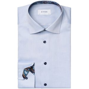 ETON Slim Fit Overhemd lichtblauw, Effen