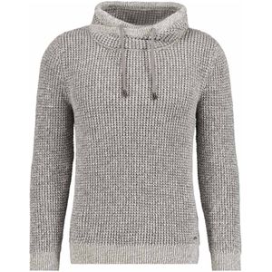 RAGMAN Softknit Trui Staande kraag middengrijs, Motief