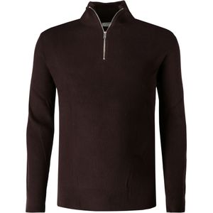 Lindbergh - Half-Zip Sweater - Bordeaux - Effen