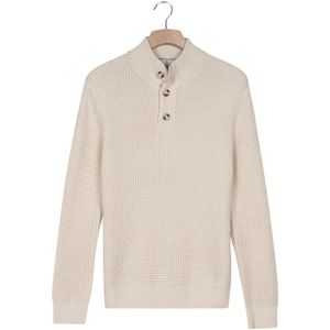 Thomas Maine Trui Knoopsluitingecru, Effen