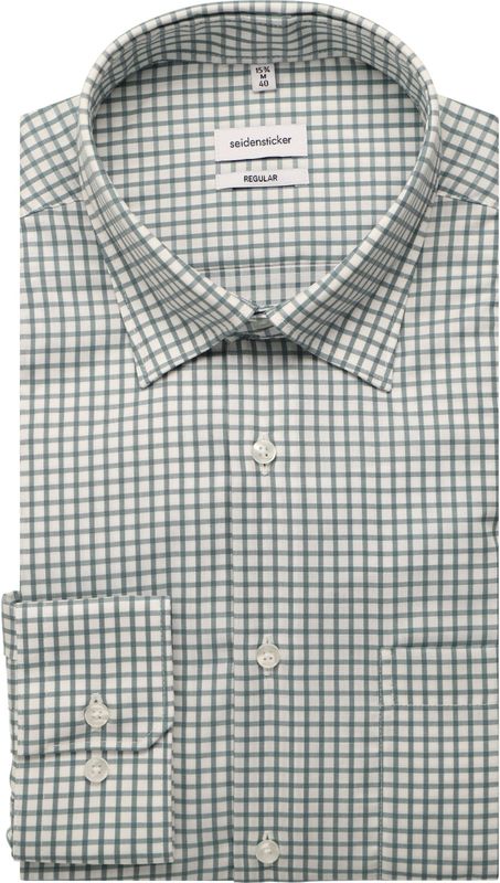 Seidensticker - Regular Fit - Zakelijk Overhemd - Puur Katoen - Kentkraag - Borstzak
