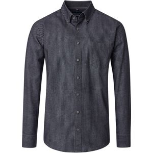 Casa Moda Overhemd antraciet, Ruit