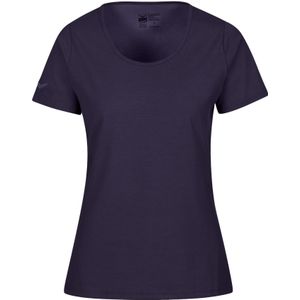 TRIGEMA Dames T-shirt donkerpaars, Effen