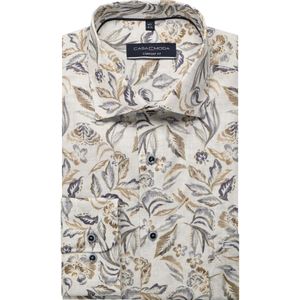 Casa Moda Overhemd beige, Bedrukt