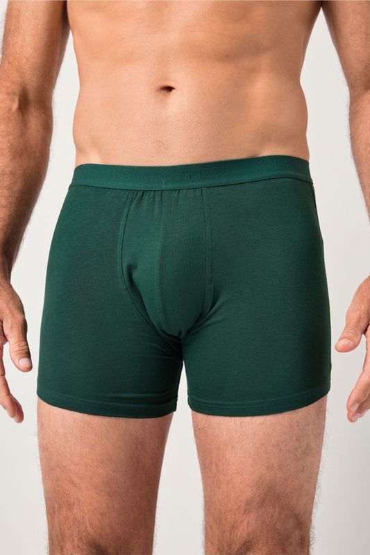 JP1880 Boxershorts rood/groen, Effen