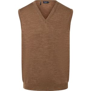 Maerz - Slipover Teddy - Bruin - 100% Merinowol