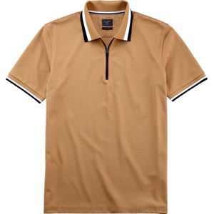 OLYMP Casual Polo shirt Korte mouw caramel