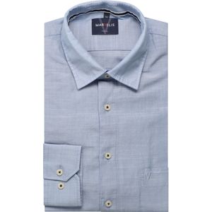 Marvelis Casual Overhemd blauw, Effen