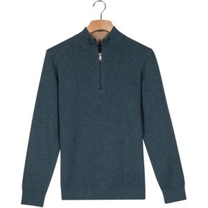 Baileys - Trui - Denim - Fijn Gebreid - Regular Fit - Katoen/Cashmere