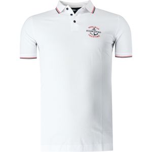 Marvelis Casual Polo shirt Korte mouw wit