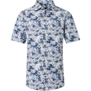 Venti Overhemd Korte mouw blauw