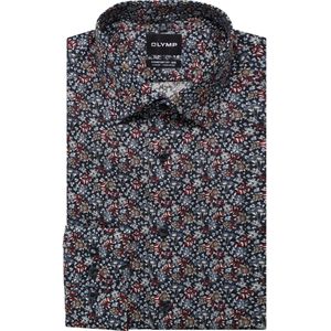 OLYMP - Luxor - Overhemd - Marineblauw - Comfort Fit - Big
