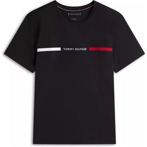 Tommy Hilfiger - T-shirt - Donkerblauw - 100% Katoen