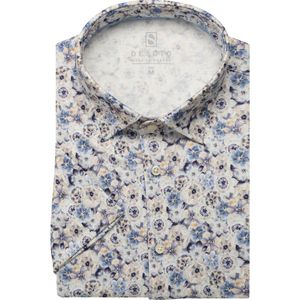 Desoto - Jersey Shirt - Bloemen - Korte Mouw - 100% Katoen
