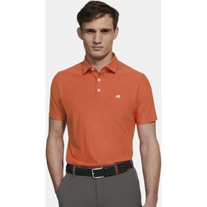 Meyer Polo shirt Korte mouw oranje