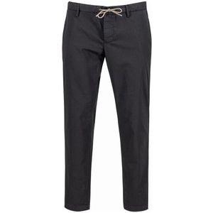 Alberto JUMP Stoffen broek zwart, Effen