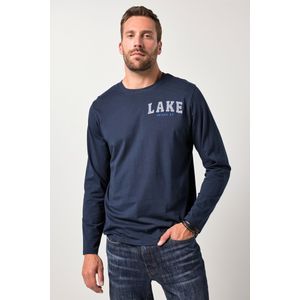 JP1880 Longsleeve donkerblauw, Effen