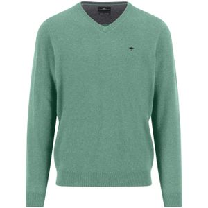 Fynch Hatton - 1514801 - Trui - V-hals - Klassieke Fijngebreide Pullover