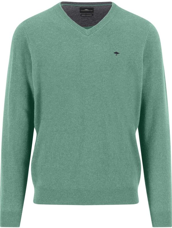 Fynch Hatton - 1514801 - Trui - V-hals - Klassieke Fijngebreide Pullover