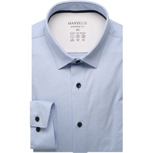 Marvelis Performance Jersey shirt blauw, Effen