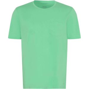 Brax Ultralight Modern Fit T-Shirt ronde hals groen, Effen