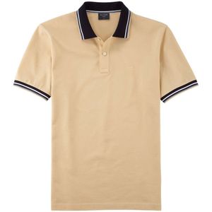 OLYMP Casual Regular Fit Polo shirt Korte mouw natuurlijk