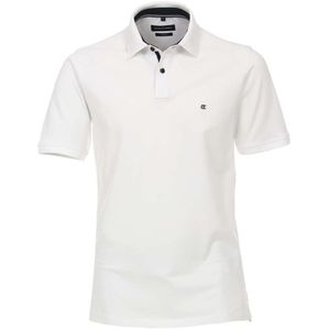 Casa Moda Casual Fit Polo shirt Korte mouw wit