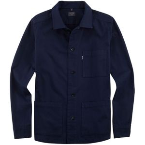 OLYMP Casual Overshirt Overshirt koninklijk, Effen