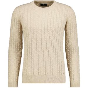 RAGMAN Gebreide trui ronde halsbeige, Effen
