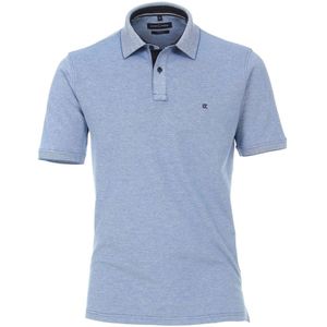 Casa Moda Casual Fit Polo shirt Korte mouw blauw/wit