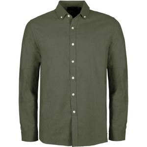 Indicode Overhemd donkergroen, Effen