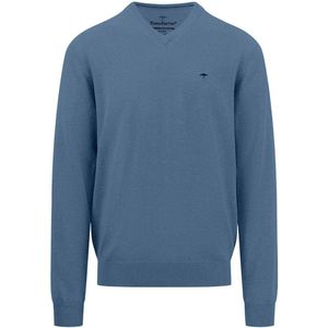 Fynch-Hatton Casual Fit Gebreide trui V-hals, Effen