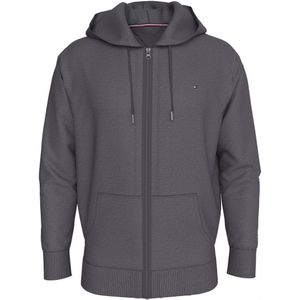 Tommy Hilfiger Regular Fit Sweatshirt donkergrijs, Effen