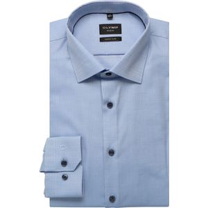 OLYMP - No. 6 - Overhemd - Lichtblauw - Super Slim Fit