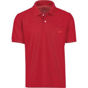 TRIGEMA Comfort Fit Polo shirt Korte mouw rood