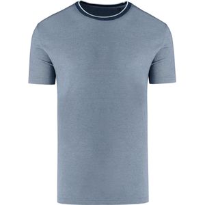 Marvelis Casual T-Shirt ronde hals nachtblauw, Effen